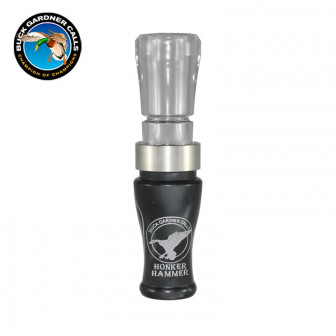 Buck Gardner Honker Hammer Goose Call - Black Prl/Clear