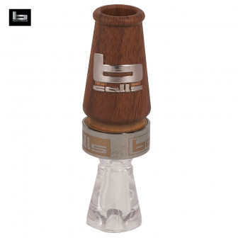 Banded Gear Little Bub Double Reed Duck Call- Wood/Clear