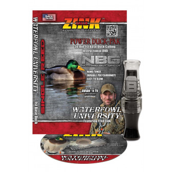 Zink Polycarb. Nothing but Green Duck Call w/DVD- Gunsmoke