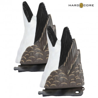 Hard Core Pro-Series Flocked Canada Goose Feeder Butts(Pk/2)
