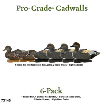 Avery GHG Pro-Grade Gadwall Decoys (Pk/6)