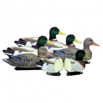 Higdon Battleship Foam-Filled Flocked Head Mallards (Pk/6)