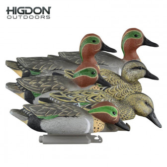 Higdon Standard Green Wing Teal Decoys (Pk/6)