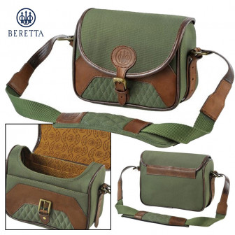 Beretta B1 Signature 75-Cartridge Bag (S)- Green/Brown