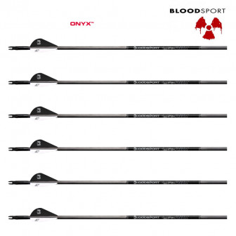 Bloodsport Onyx Arrow w/Blood Ring 350/10.2 (Pk/6)