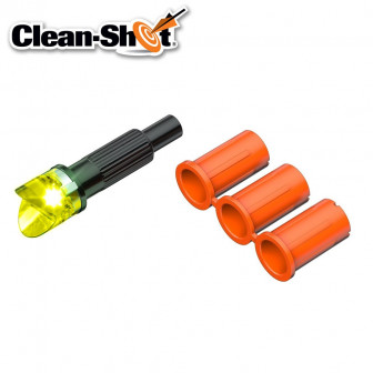 Clean-Shot Nock-Out Crossbow Lighted Nocks - Yellow (3PK)