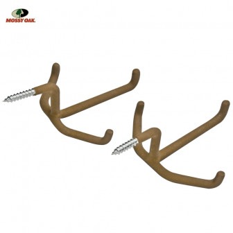 Mossy Oak Non-Glare Claw Bow/Gun Hangers (Pk/2)- Tan