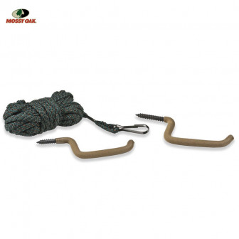 Mossy Oak 20' Camo Utility Rope w/Bow-Gun Hangers (Pk/2)