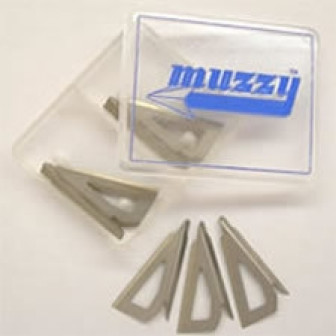 Muzzy 125 Grain 3-Blade Replacement Blades (18PK)