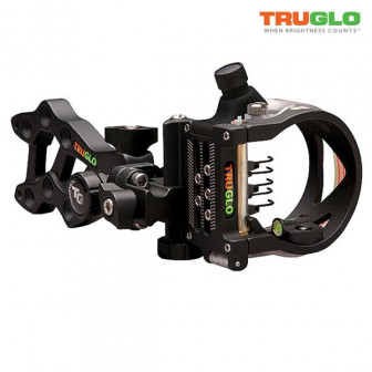 TruGlo Rival FX 5 pin .019 Sight- Black