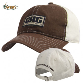 Avery Outdoors GHG 2-Tone Twill Cap- Brown/Stone