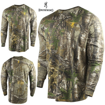 Browning Wasatch Long Sleeve Crew (L)- RTX