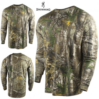 Browning Wasatch Long Sleeve Crew (S)- RTX