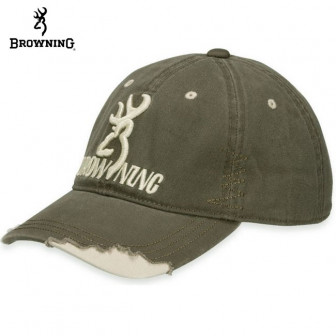Browning Grunge Cap- Olive