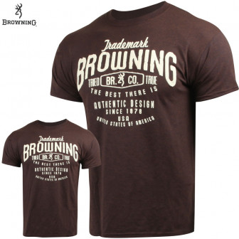 Browning Trademark T-Shirt (L)- Russet