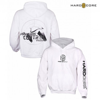 Hard Core 4th Edition Snow Goose Hoodie (M)- White