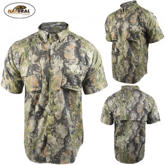 Natural Gear S/S Vented Shirt (M)- SCII Camo