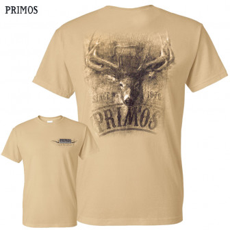 Primos Deer T-Shirt (L)- Tan