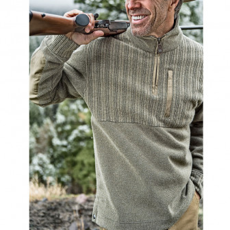 Remington 1816 1/4 Zip Outfitter Sweater (2X)- Sage