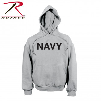 Rothco* Navy Hoodie (S)- Grey