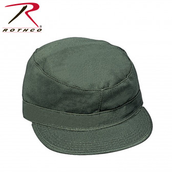 Rothco* Solid Fatigue Cap, OD Green (XS)