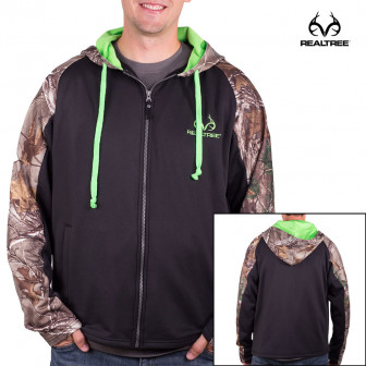 Realtree Spruce Hoodie (L) - Black/RTX