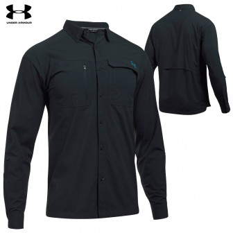 Under Armour Fish Hunter Solid Long-Sleeve Shirt (XL)- Anthracite