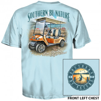 Southern by Nature Low High T-Shirt Grmnt Dyed (M)-Chambry