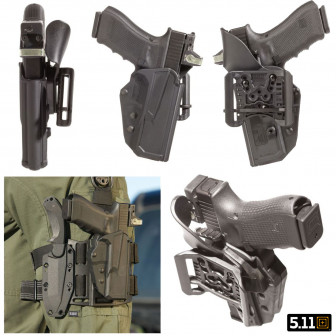 5.11 Tactical ThumbDrive Holster M&P Compact Series (9/.40/.357) RH - 3.55"
