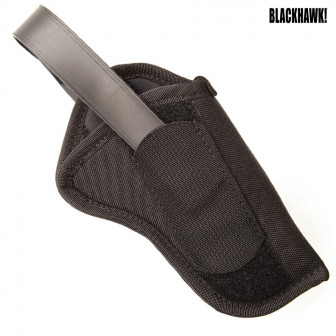 Blackhawk Thumb Break Hip Holster 4" Barrel Med/Intermdt Dbl Act Rvlr RH (2)- Black