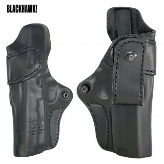 Blackhawk Leather ISP Holster Colt Comm 4" RH (02)- Black