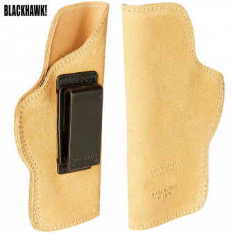 Blackhawk Suede Leather Angle Adj. ISP Holster Glock 26/27 & Subcmpct 9/40 RH (03)- Brown