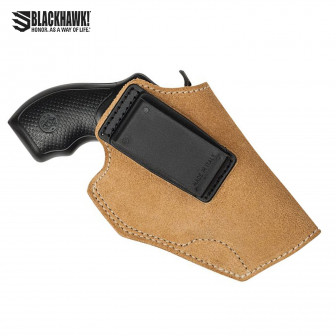 Blackhawk Suede Leather Angle Adj. ISP Holster 1911 Comm LEFTHAND (07)- Brown