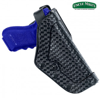 Uncle Mike's Pro-3 SlimLine Duty Mirage Basketweave Holster Sig Sauer RH (22)- Black