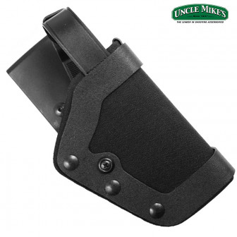 Uncle Mike's Pro-3 SlimLine Triple Retention Nylon Holster Glock 20 S&W M&P RH (25)- Blk