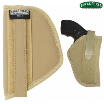 Uncle Mike's Body Armour Nylon Holster Sm. Autos (.22-.25cal) (01)- Tan