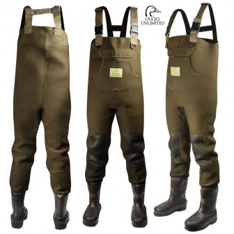 Ducks Unlimited Mudslide 3.5mm 600g Waders - Brown