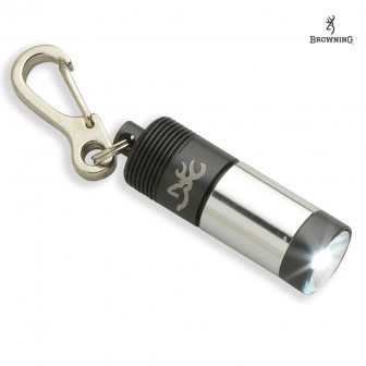 Browning Choke Tube Goose Band Flashlight Keychain- BLK/SVR