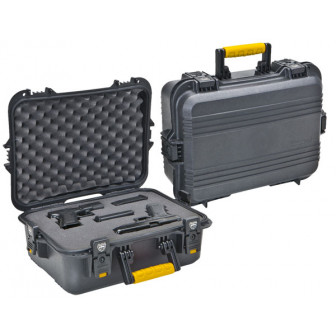 Plano AW Large Pistol Case w/ deluxe latches-Black