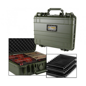 Vault Case 40-ct Travel Humidor- Mil Green