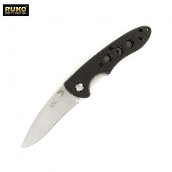 Ruko Liner Lock 3.5" Blade G-10 Folder- Black