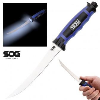 SOG BladeLight 6" Fillet- Blue