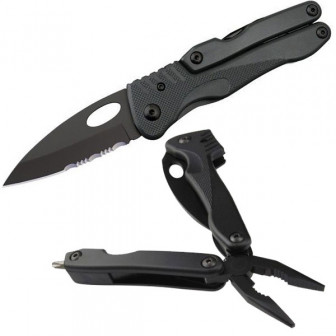 Tool Logic SL Knife Plier Combo Tools - Black