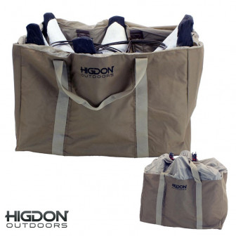 Higdon 6-Slot Alpha Series Full-Body Goose Decoy Bag- Brown