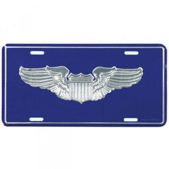 M. Proffitt USAF Pilot License Plate - Blue