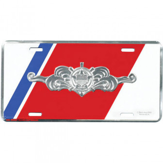 M. Proffitt USCG Cutterman License Plate - White