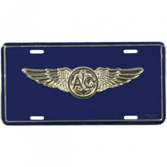 M. Proffitt USN Aircrew License Plate - Blue
