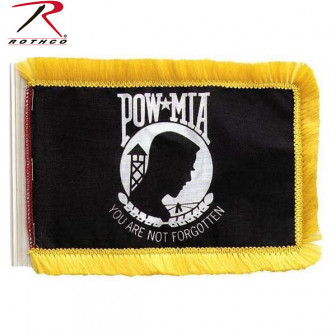 Rothco POW Antenna Flag- Black
