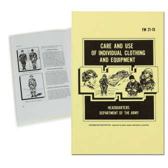 US Military Manual: Care & Use Clothing & Equipment