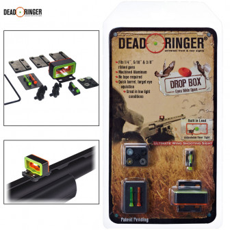 Dead Ringer Drop Box Sight Set - Black